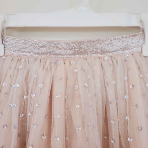 Cat & Jack Baby Pink Sequined Skirt - Picture 3 of 3